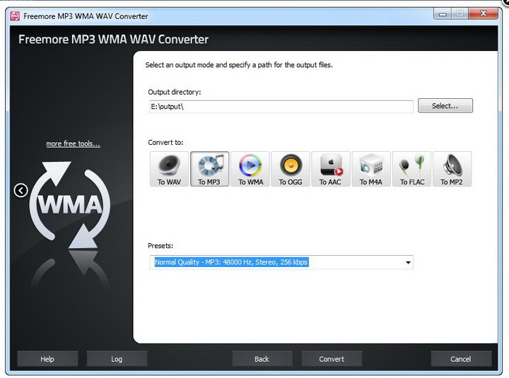 Freemore MP3 WMA WAV Converter