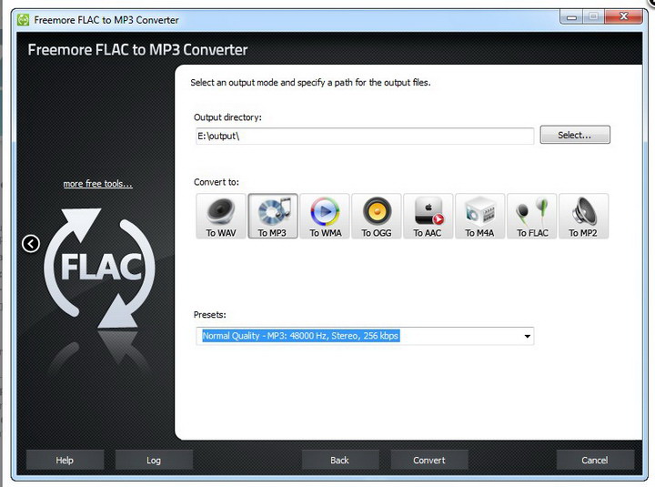 Freemore FLAC to MP3 Converter