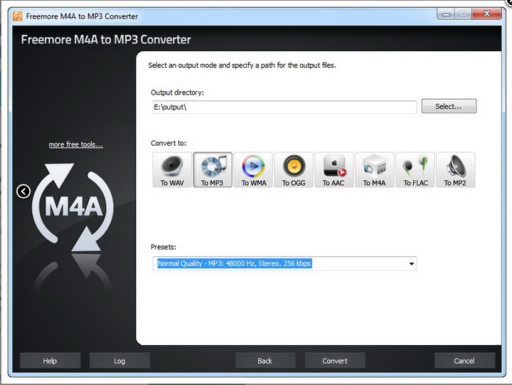 Freemore M4a to MP3 Converter