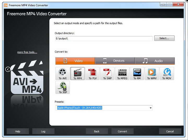 Freemore MP4 Video Converter