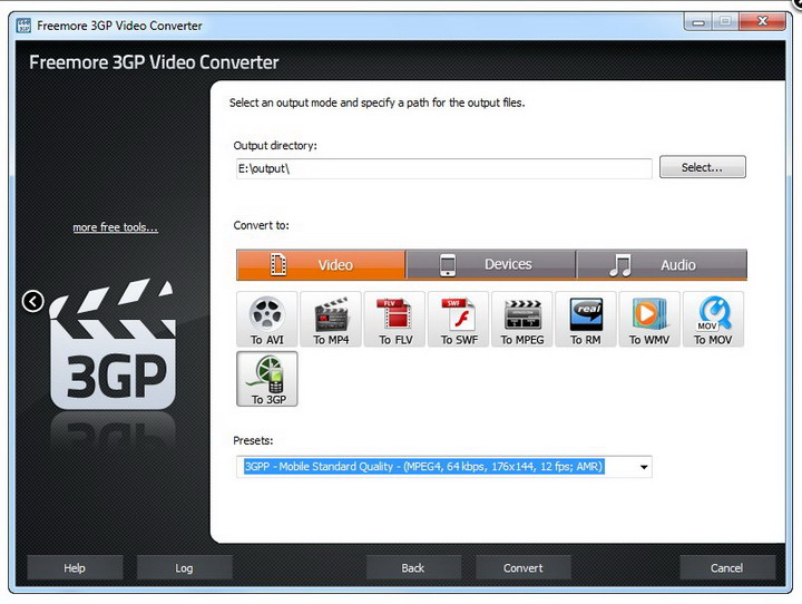 Freemore 3GP Video Converter