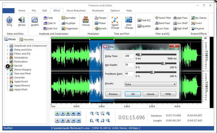 Freemore Audio Editor