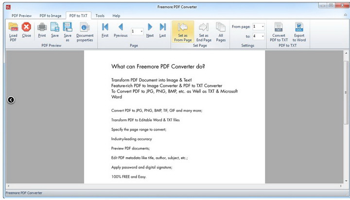 Freemore PDF Converter