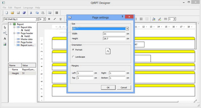 QtRPT Designer