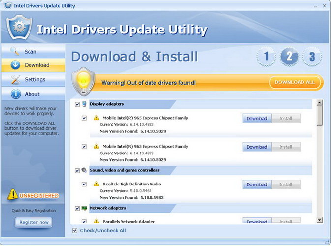 Intel Drivers Update Utility