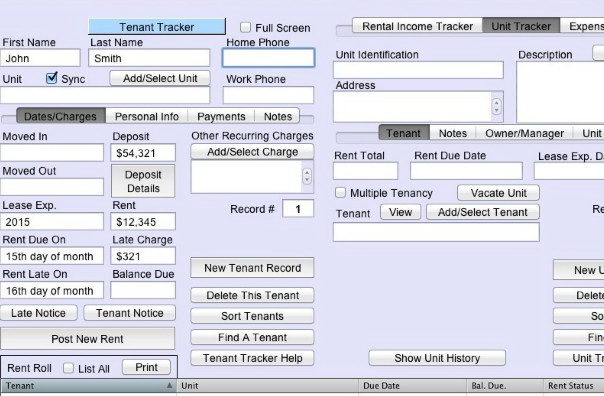 Rental Property Tracker Lite For Mac