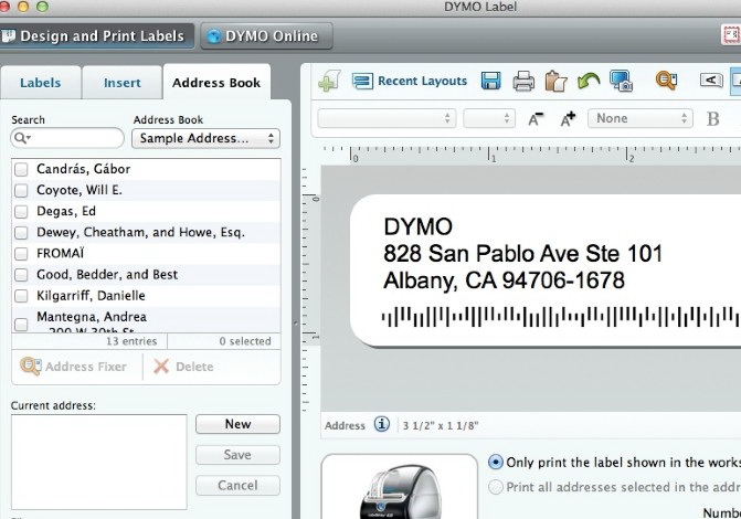 DYMO Labelwriter For Mac