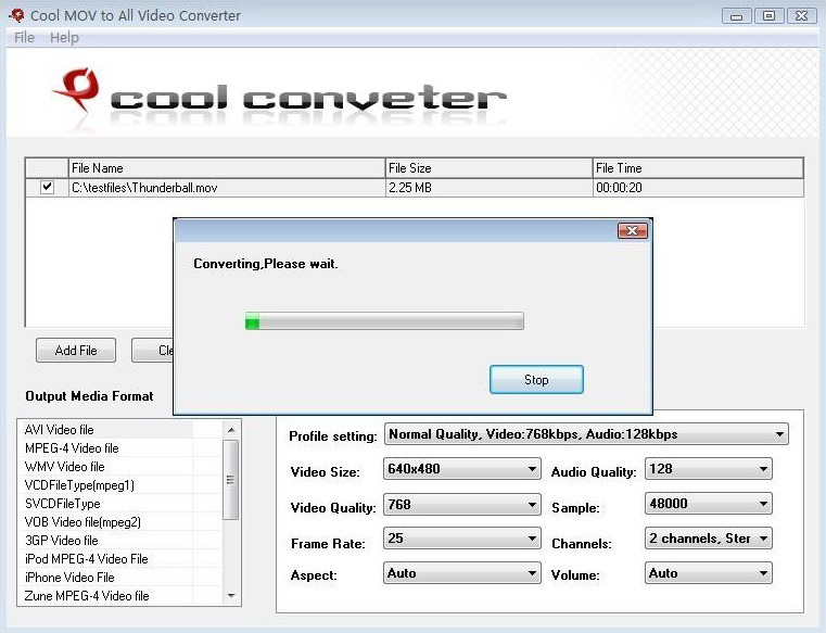 Cool Free MOV to All Video Converter