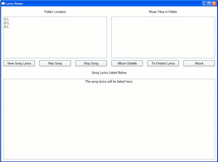 Lyrics Viewer