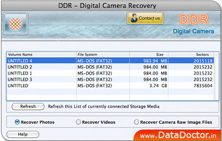 Mac Digital Camera Data Recovery