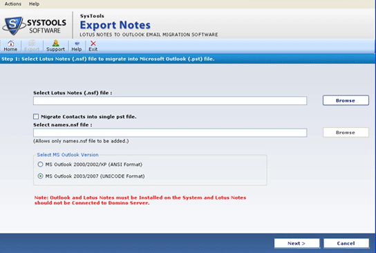 Lotus Notes to Outlook