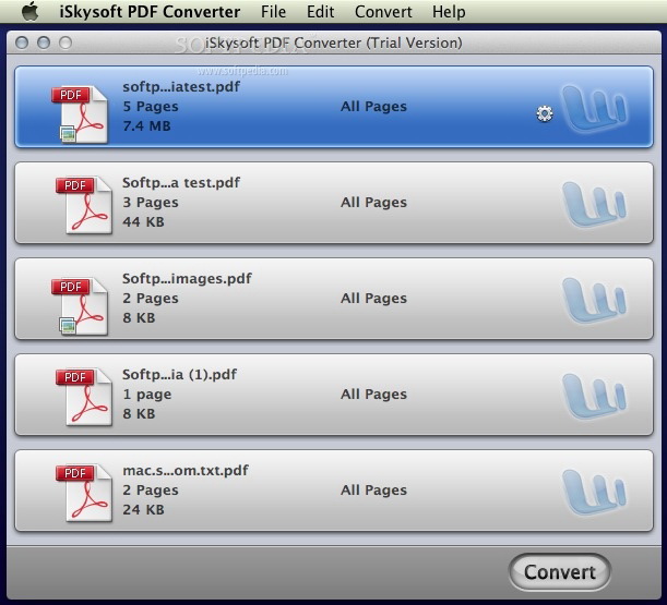 iSkysoft PDF Converter For Mac