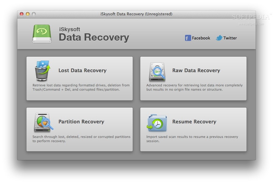 iSkysoft Data Recovery For Mac