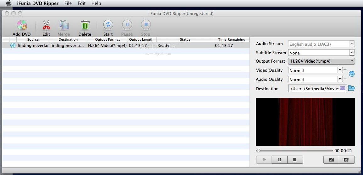 iFunia DVD Ripper for Mac