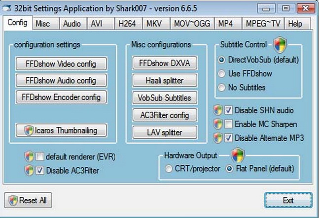 Codecs for Windows XP and Vista