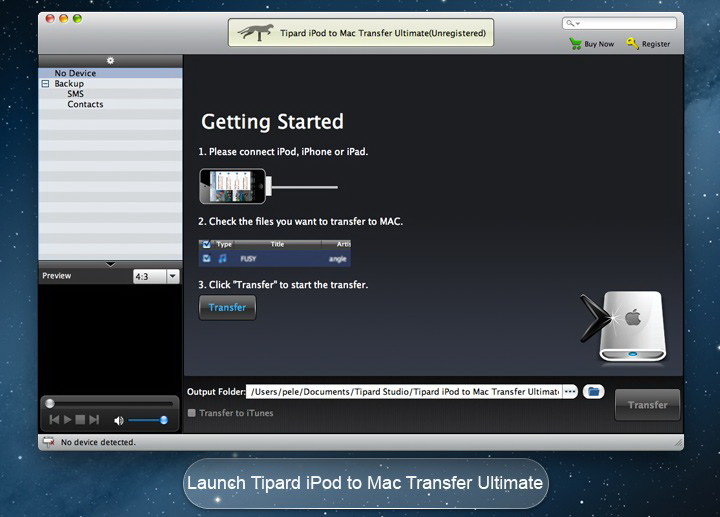 Tipard iPod to Mac Transfer Standard