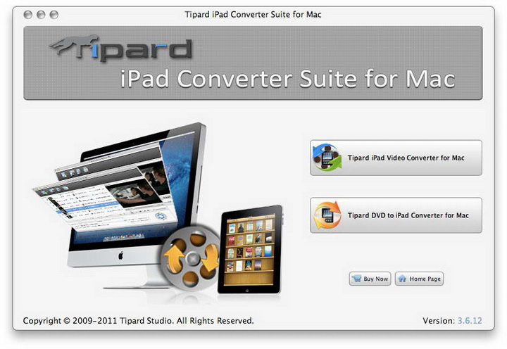 Tipard iPad 2 Converter Suite for Mac