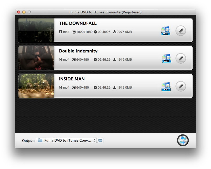 iFunia DVD to iTunes Converter for Mac