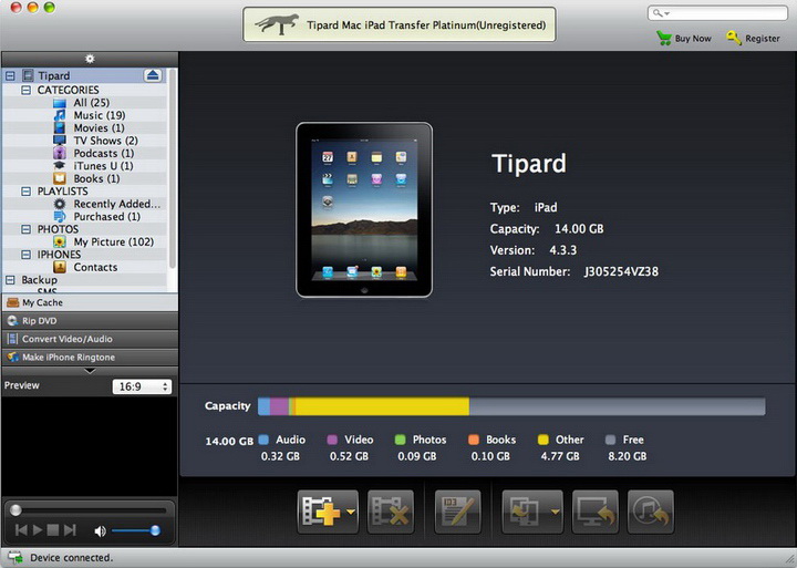 Tipard iPad Transfer Pro for Mac