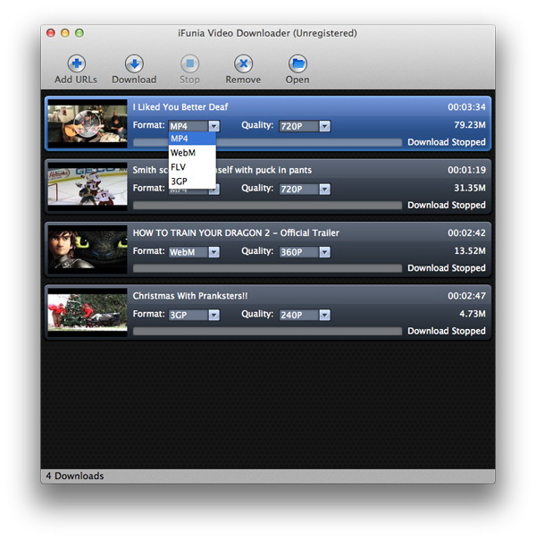 iFunia Video Downloader for Mac