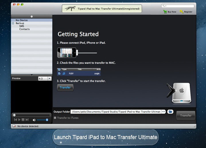 Tipard iPad to Mac Transfer Standard