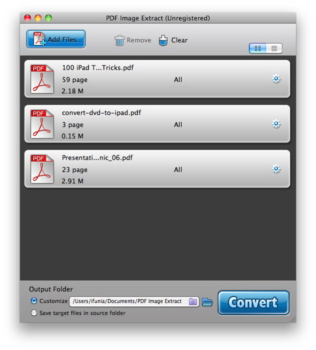 iFunia PDF Image Extract for Mac