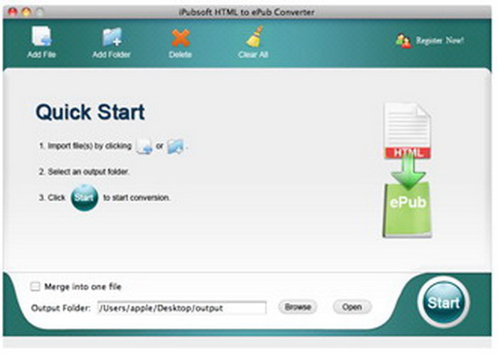 iPubsoft HTML to ePub Converter For Mac