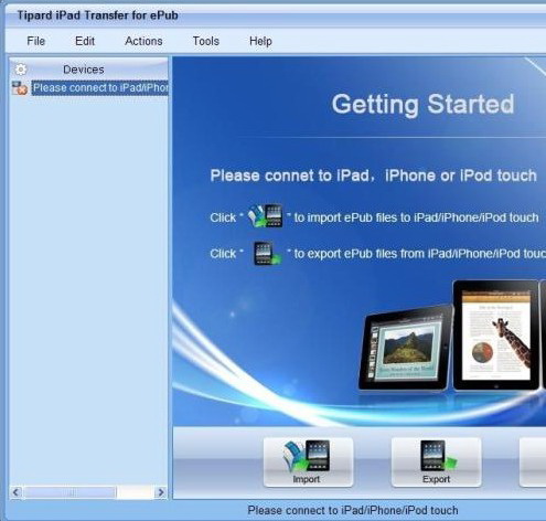 Tipard Mac iPad Transfer for ePub