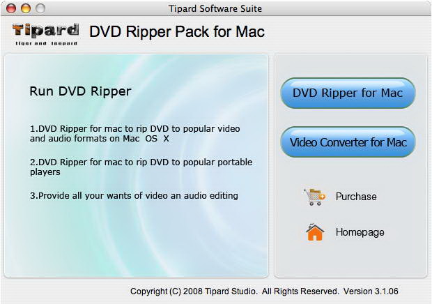 Tipard Mac DVD Ripper Platinum