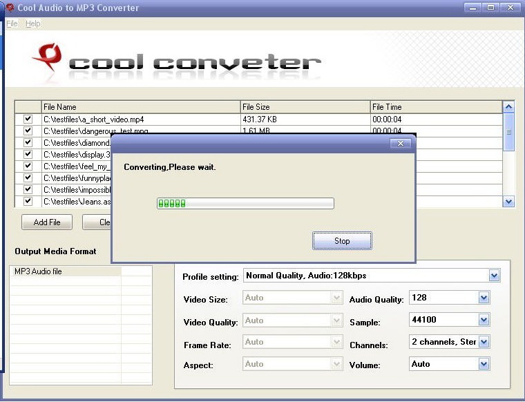 Cool Free Audio to MP3 Converter