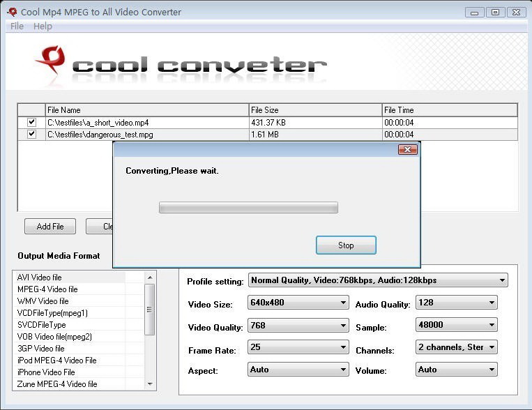 Cool Free MP4 MPEG to All VideoConverter