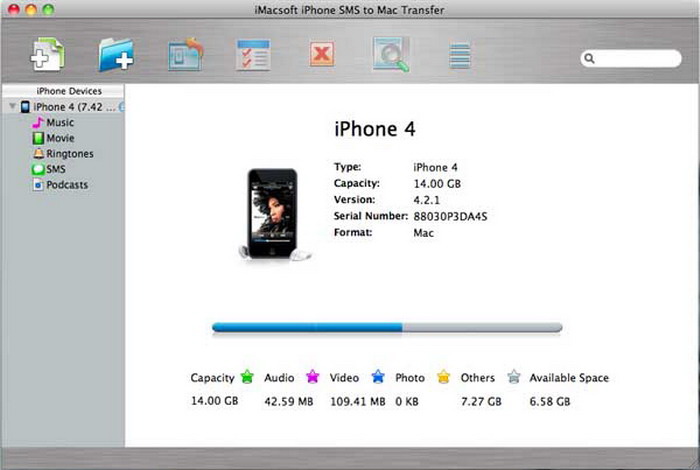 iPhone SMS to Mac Transfer For Mac