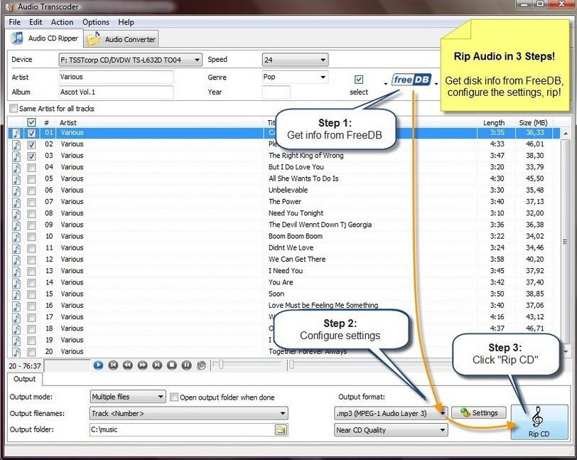 Audio Converter Free Edition