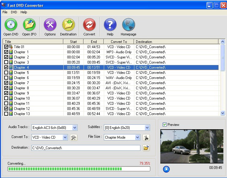 Fast DVD Converter