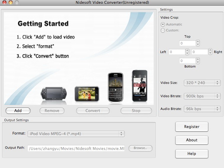 Nidesoft Video Converter for mac