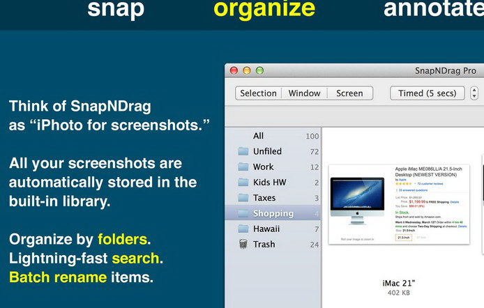 SnapNDrag Pro For Mac