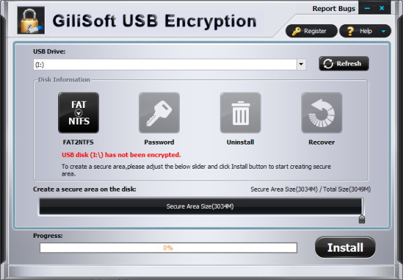 GiliSoft USB Encryption