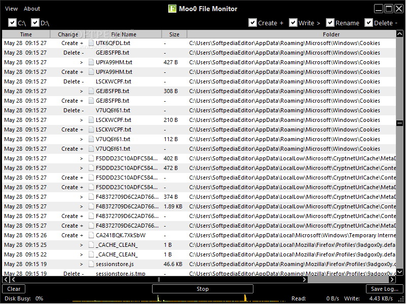 Moo0 File Monitor Portable