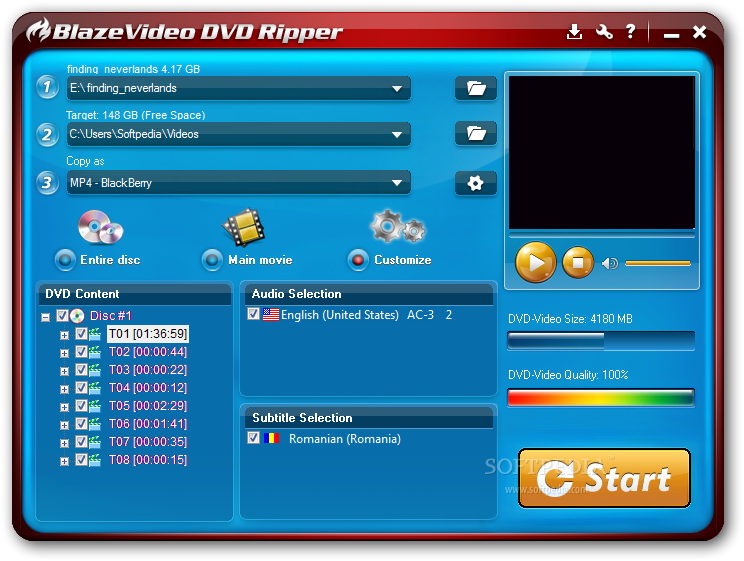 BlazeVideo DVD Ripper