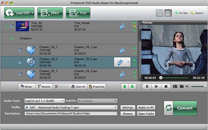 4Videosoft DVD Audio Ripper for Mac