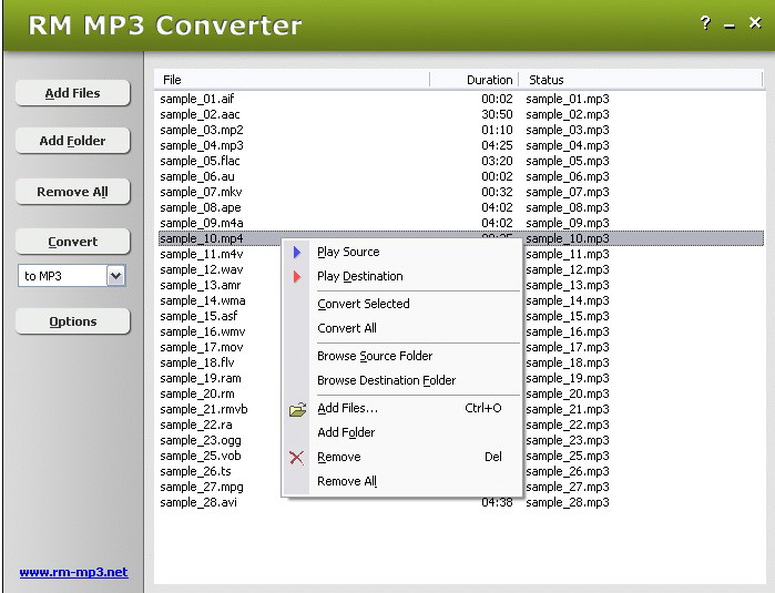 HooTech RM MP3 Converter