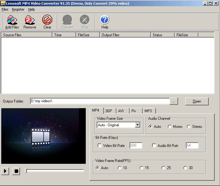 Lenosoft MP4 Video Converter