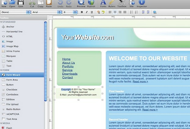 Quick'n Easy Web Builder For Mac