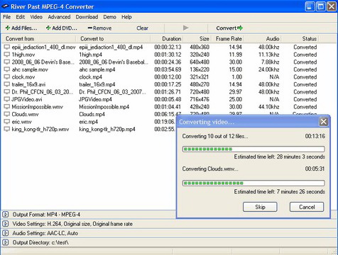 River Past MPEG-4 Converter