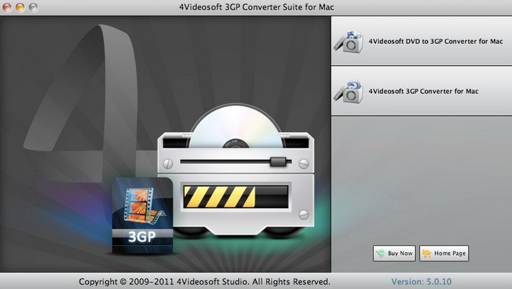 4Videosoft 3GP Converter Suite for Mac