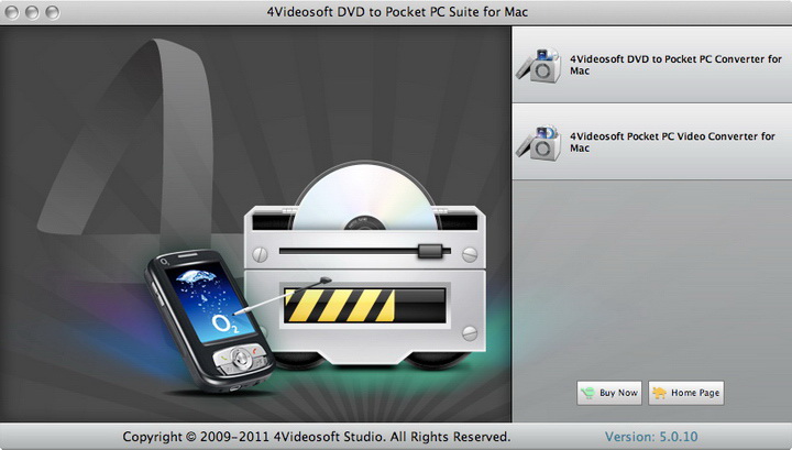 4videosoft DVD to Pocket PC Suite for Mac