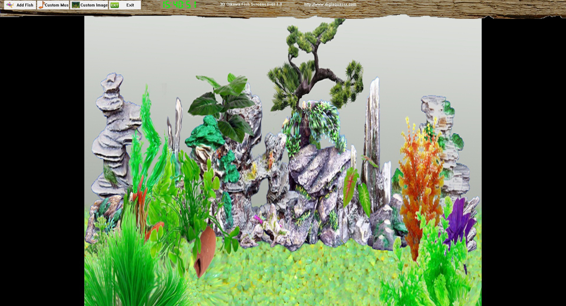 3D Oikawa Fish Screensaver