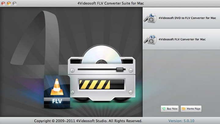 4Videosoft FLV Converter Suite for Mac