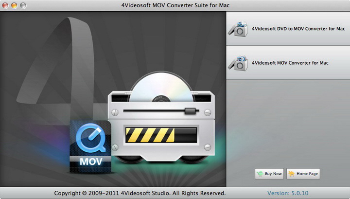 4Videosoft MOV Converter Suite for Mac