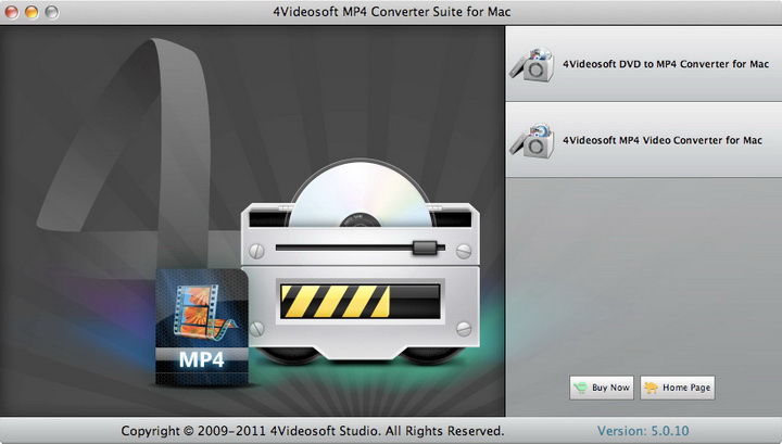 4Videosoft MP4 Converter Suite for Mac